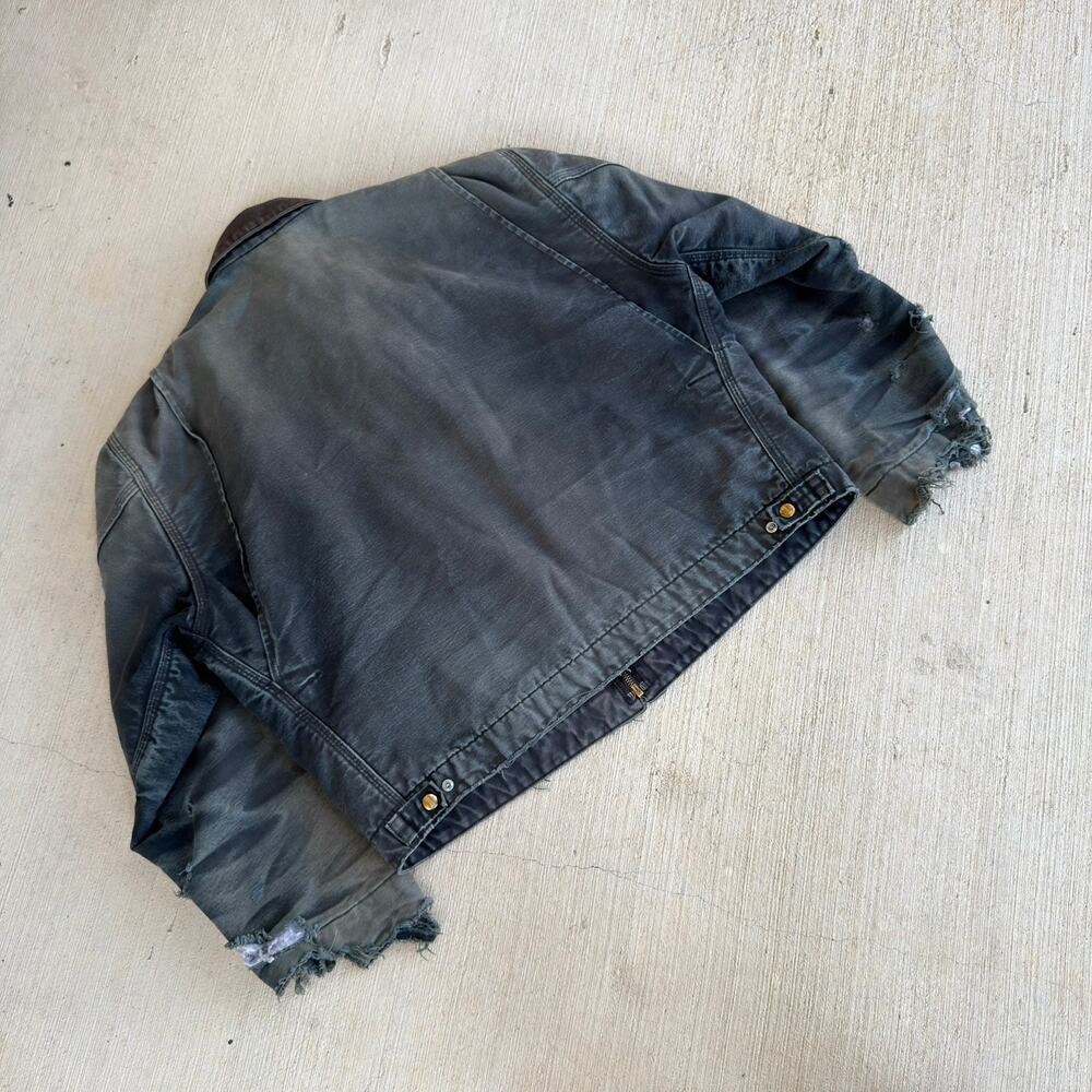 Carhartt faded black detroit work wear jacket - Picture 7 of 9
